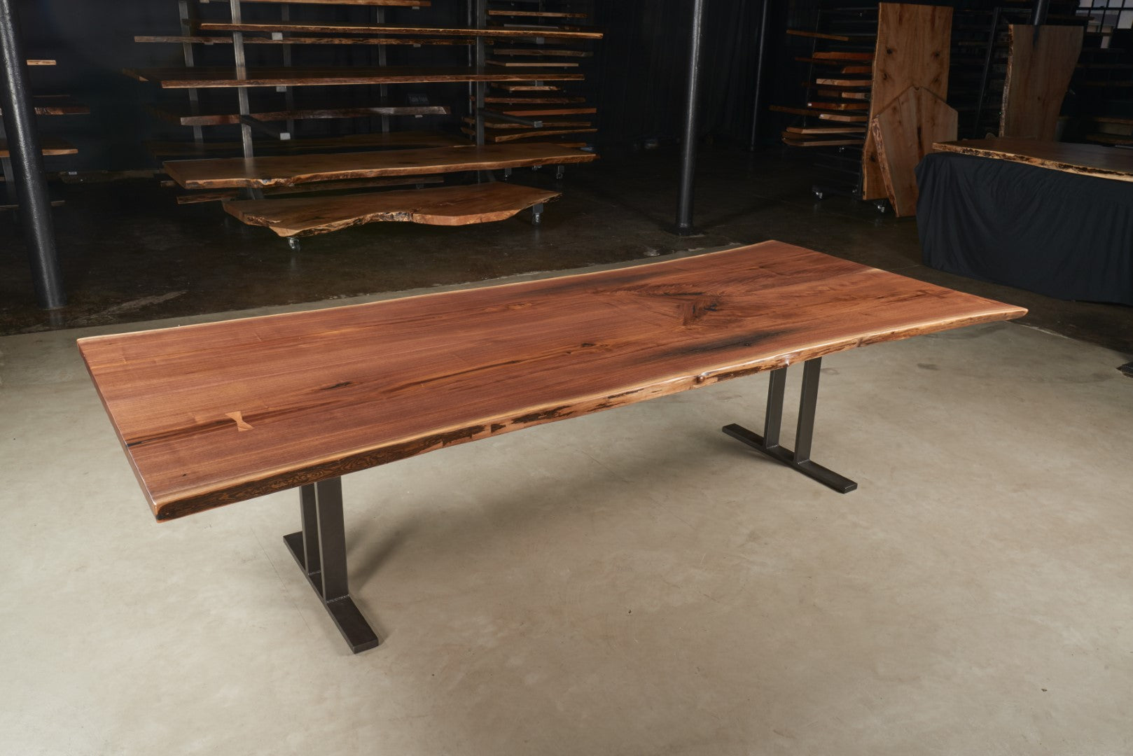 Walnut Bookmatch Table #42