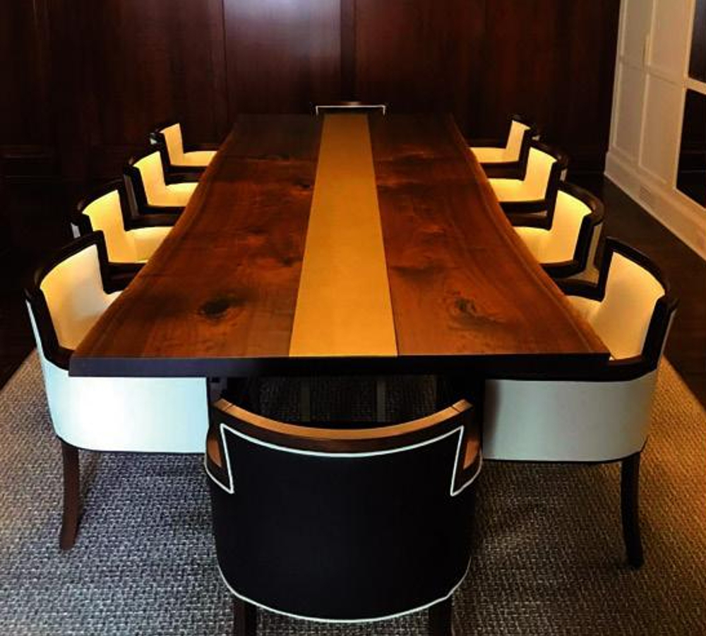 Custom Walnut Conference Table