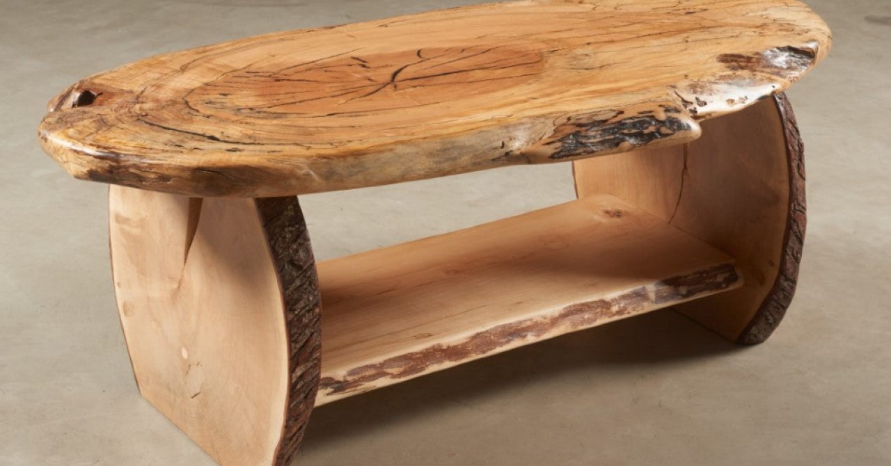 Maple Bias Cut Coffee Table #27